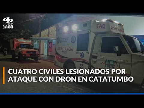 Ataque de dron con explosivos en El Tarra, Norte de Santander, dejó cuatro heridos
