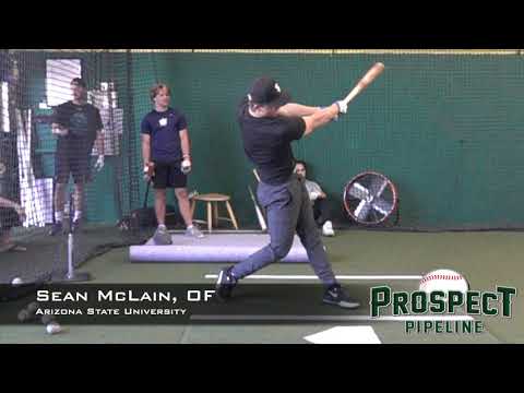 Sean McLain, OF, Arizona State University, Swing Mechanics 480 FPS