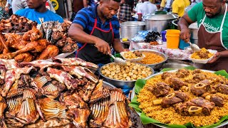 MOUTHWATERING DELICIOUS WEST AFRICA STREET FOOD TOUR MAKOLA ACCRA GHAN