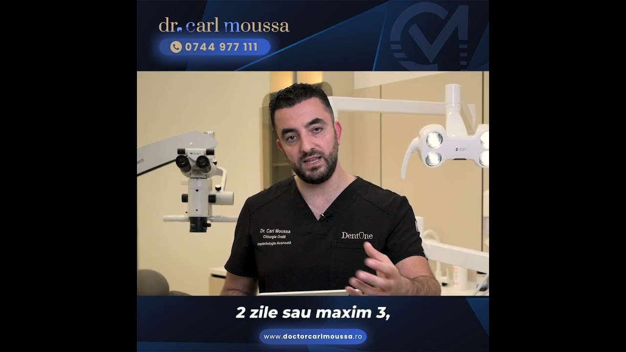 Inflamarea după inserarea unui </br>implant dentar