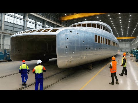 You Won’t Believe How They Built the World’s Fastest & Largest Aluminum Catamaran Ever!