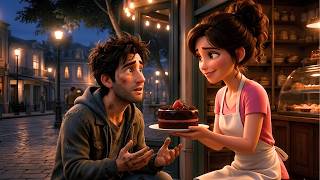 A Beautiful Woman Gave a Poor Man a Cake, Never Knowing He Was Extremely Rich