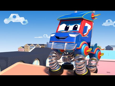 Crtići sa autima za djecu -  VATROGASNI KAMION se prvrnuo usred ceste! - Super Kamion u Auto Gradu !