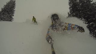 preview picture of video 'Deep Powder Skiing Austria (50) - A weekend at Fieberbrunn'