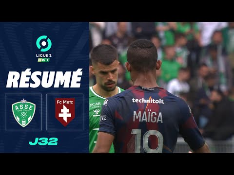 AS SAINT-ÉTIENNE - FC METZ (1 - 3) - Résumé - (ASSE - FCM) / 2022-2023