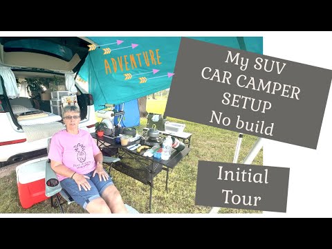 Thumbnail for My small SUV car camper-No Build-Initial Tour by SUV, Car