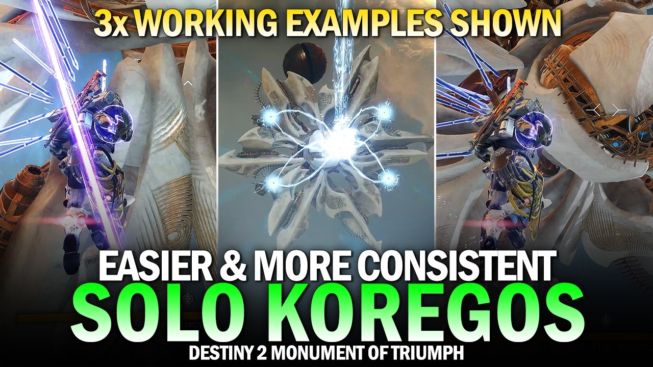 Easier & More Consistent Solo Koregos Method (3x Working Examples) [Destiny 2]