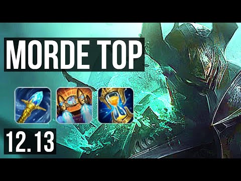 MORDEKAISER vs JAYCE (TOP) | 2.4M mastery, 10/1/2, 800+ games, Godlike | KR Master | 12.13
