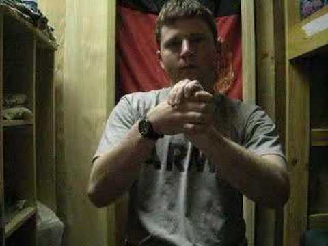 Manualist Plays Reveille On His Hands