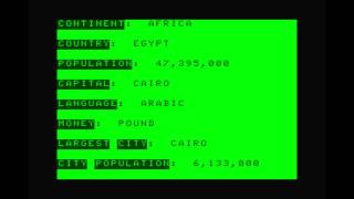 The Diplomat's Professor David Mills for the TRS-80 CoCo