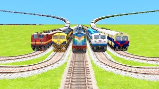 5⃣ FLYING TRAINS RUNS AT MOST RISKY SHARP TURNS | Train Simulator | Train Gameplay | Trains Gaming