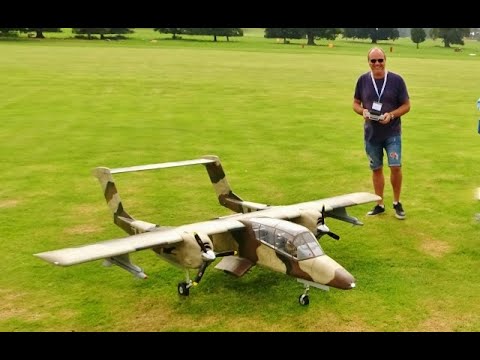 HANGAR 9 OV-10 BRONCO 30cc RC ARF 108" - 2 x RCGF 35-RE PETROLS - TIM AT BUCKMINSTER WARBIRDS - 2021