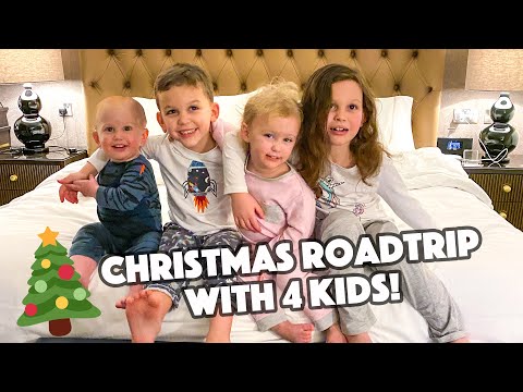 CHRISTMAS ROAD TRIP WITH 4 KIDS!