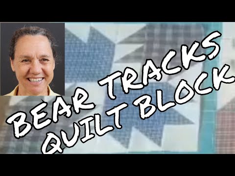 Bear Tracks Quilt Block