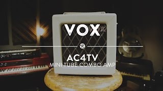 Video thumbnail for Vox AC4TV Mini Tube Combo Amp | Reverb Demo Video by Reverb