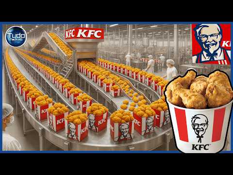 How FRIED CHICKEN (KFC) is Made – Amazing Industrial Manufacturing Process of KFC Fried Chicken
