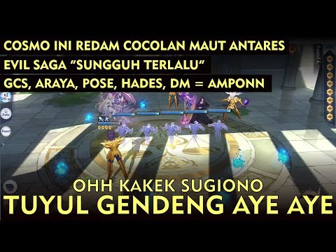 Hades, Poseidon, Araya, GCS, DM 1 Line Up Ediiyaan "Tuyul Aye Aye" - Saint Seiya Awakening