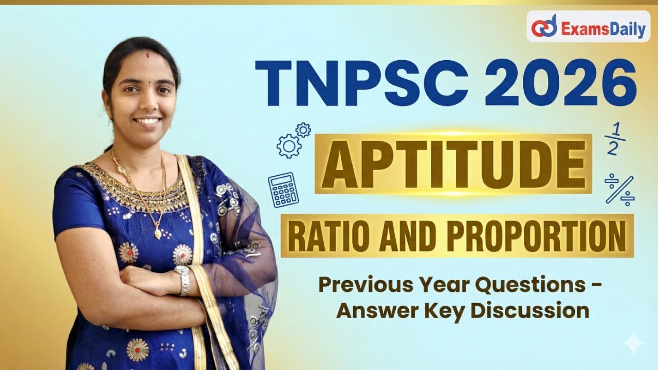 TNPSC 2026 - Aptitude | Ratio and Proportion | Previous Year Questions | Answer Key Discussion