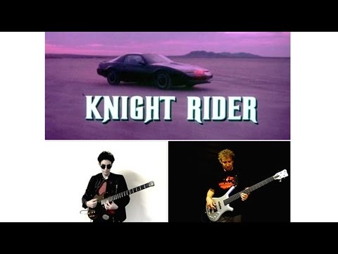 Knight Rider theme - bass cover by  Alberto Rigoni & Karl Clews