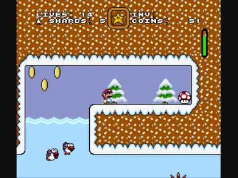 SMW Custom Music - Track 360 (Paper Mario - Shiver Mountain)