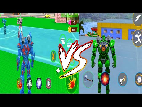 Bus Robot Car War - Robot Game VS Army Bus Robot Car Game 3d Android gameplay