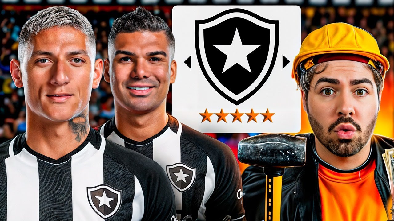 RECONSTRUI O BOTAFOGO E COLOQUEI NO MUNDIAL DE NOVO!