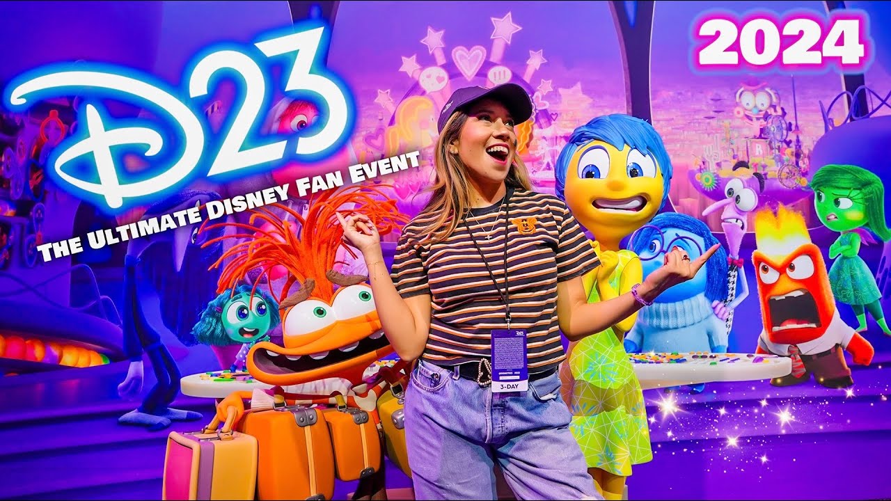 Disney’s D23 The Ultimate Disney Fan Event! Having fun at the Expo! 2024