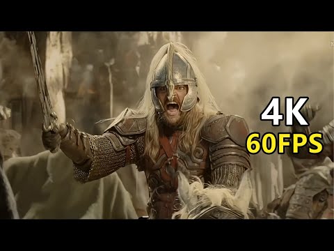【4K60FPS】2003《The Lord of the Rings》Haradrims vs Rohan army