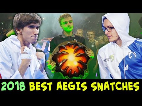 2018 BEST Aegis Snatches and Rosh Fights — Dota 2 Video