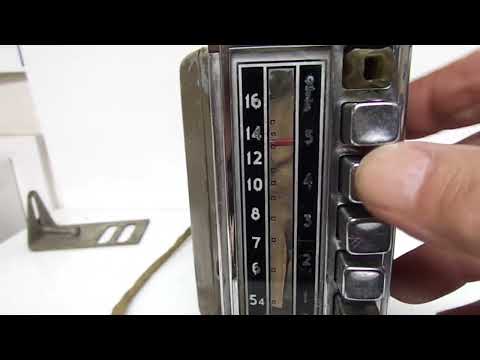 MOPAR Model 802 AM Push Button Radio 1946-48 Chrysler Dodge Plymouth Windsor