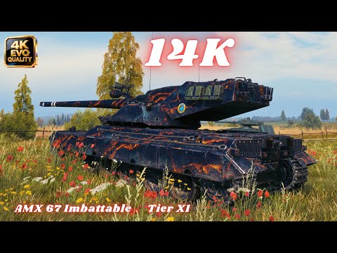 AMX 67 Imbattable 14K Damage 6 Kills & AMX 50 B 10.8K 6 Kills  World of Tanks
