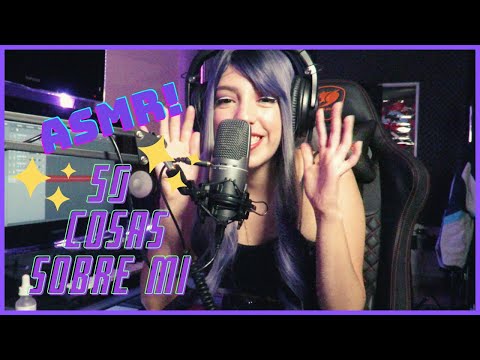 ASMR 50 cosas sobre mi (Especial 2K) のサムネイル