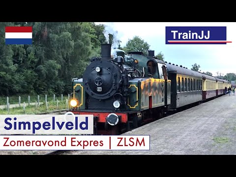 Steam train on a beautiful summer evening | Zomeravond Express stoomtrein ZLSM Simpelveld