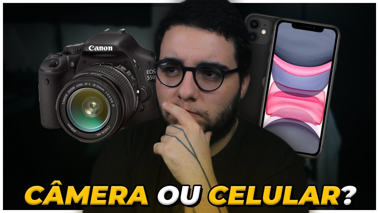 CÂMERA vs CELULAR - O que é MELHOR PARA GRAVAR VÍDEOS para o YOUTUBE?