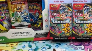CHAOS RISING & PRISMATIC EVOLUTIONS CHASE CARD HUNTING - LIVE POKEMON CARDS SHOP