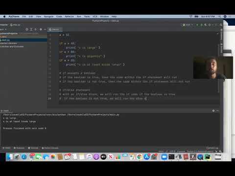 Python Programming Lesson 7 Boolean Variables And The Ifelse Block