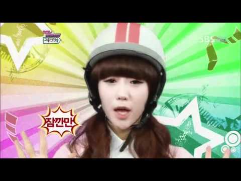 Dal★shabet - traffic safety Song  @SBS Inkigayo 인기가요 20110306