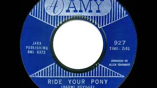 1965 HITS ARCHIVE: Ride Your Pony - Lee Dorsey
