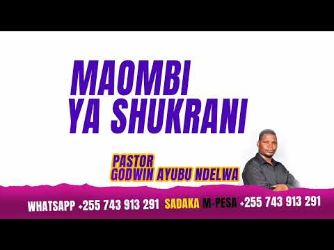 MAOMBI YA SHUKRANI | FANYA MAOMBI YA KUMSHUKUEURU MUNGU | NIMEKUJA KUSEMA ASANTE.
