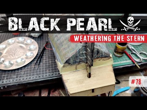 Building the Black Pearl model ship - part 78