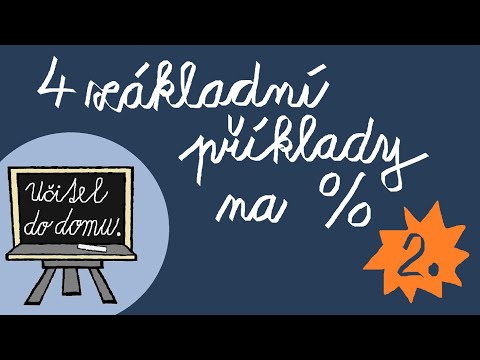 Procenta 2. příklad