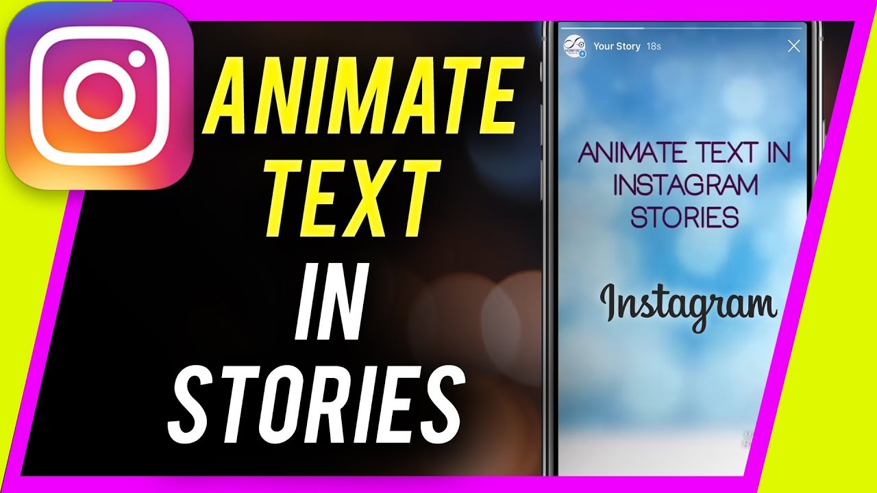 How to Create Animated Text in Instagram Story