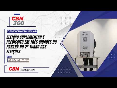 Eleição suplementar e plebiscito movimentam três cidades do Paraná no 2º turno | Democracia no Ar