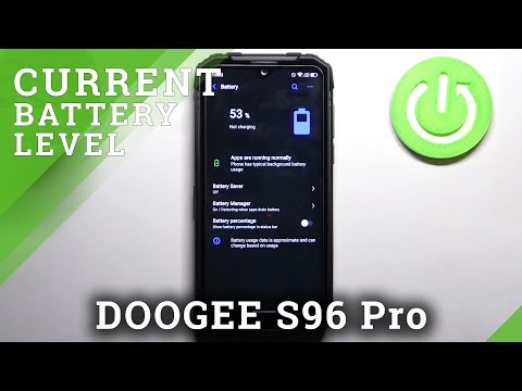 How to Enable Battery Percentage in DOOGEE S96 Pro - Show Battery Level