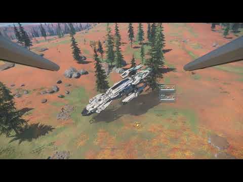 Star Citizen Alpha 3.17 PTU Operating A2 Turret (MT River)