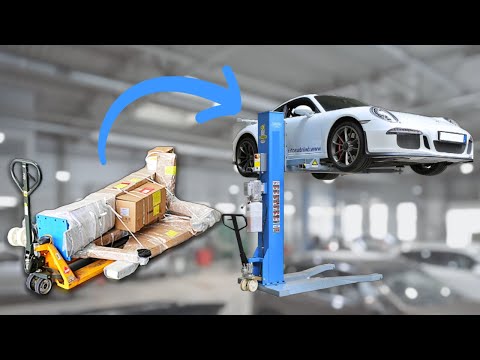 Installing a Single Post-Mobile Car Lift in my shop