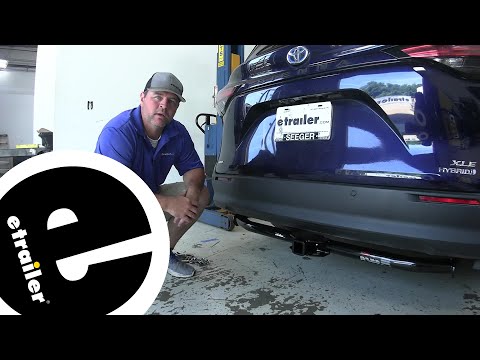 etrailer | Installing the Curt Trailer Hitch Receiver on your 2021 Toyota Sienna