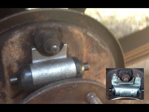 80's S10 rear slave cylinder factory clip installation / *just standard clip*