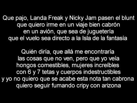 Efecto secundario (remix) - Landa Freak Ft Nicky Jam y Alberto Stylee LETRA / LYRICS