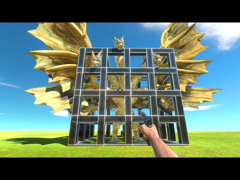 X6 Rainbow Friends Rescue Ghidorah - Animal Revolt Battle Simulator